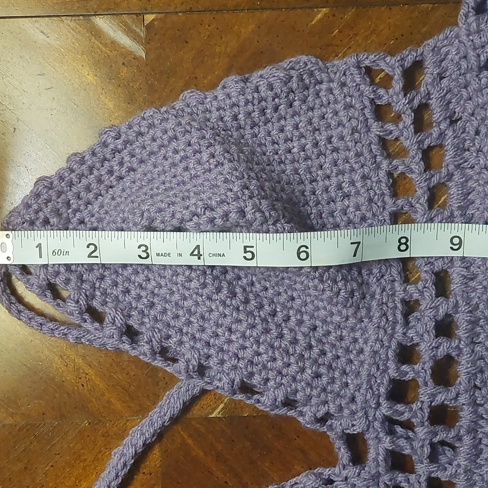 Handmade crochet tank top - Picture 3 of 4
